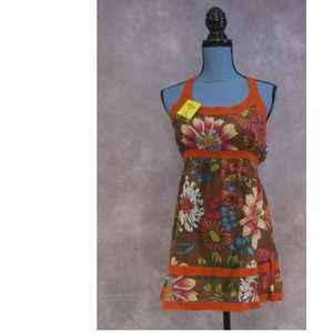 NEW Tempol Crisscross Strap Summer Tunic Top S/M